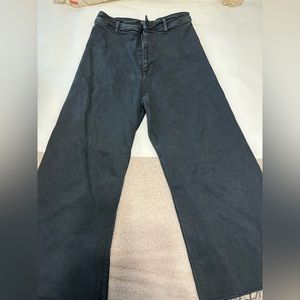 ZARA Marine Straight Jean Black Size 4